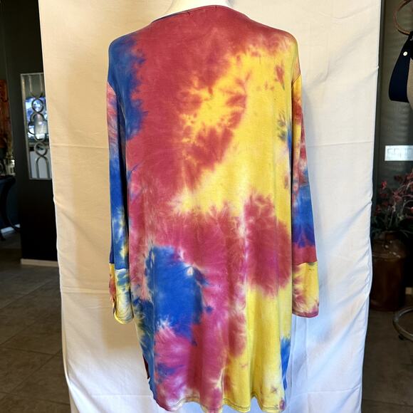 Chacha Vente Super Soft Tie Dye Woman's Pullover Leisurewear XL - Picture 4 of 7